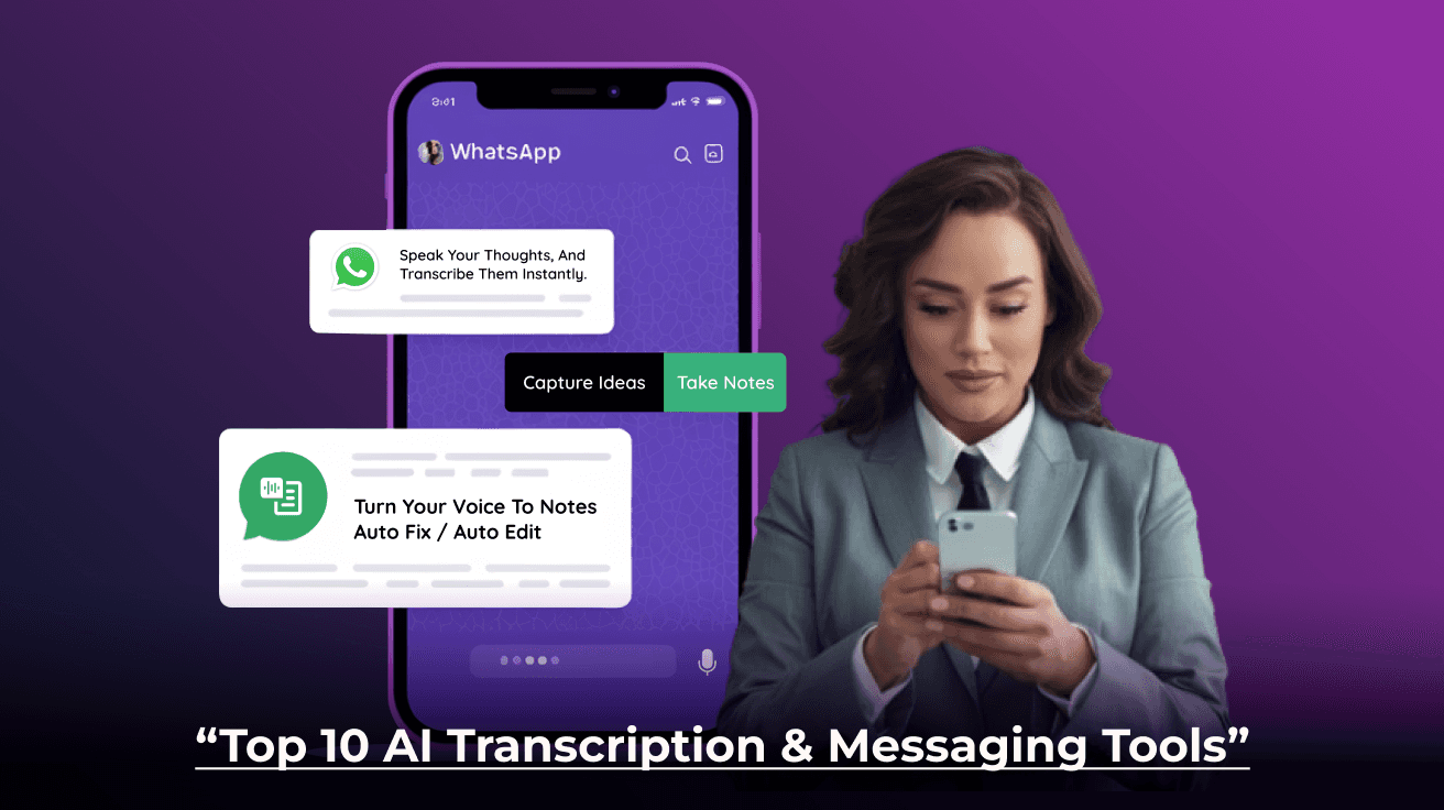 Top 10 AI Transcription and Messaging Tools of 2024