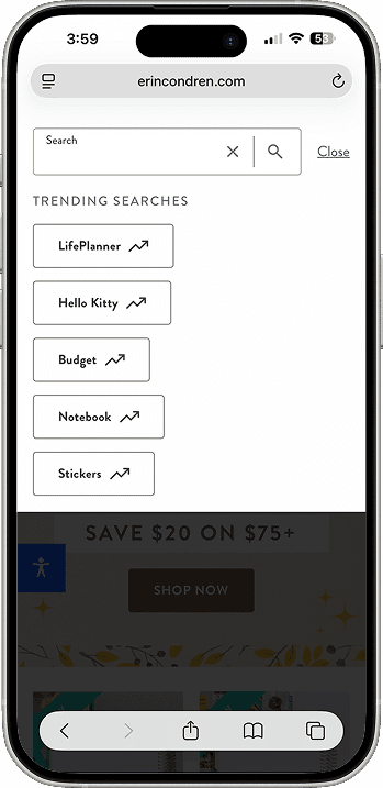 Image of new single page, single column checkout experience on mobile featuring the Shipping Info Step. All fields are in success state. 