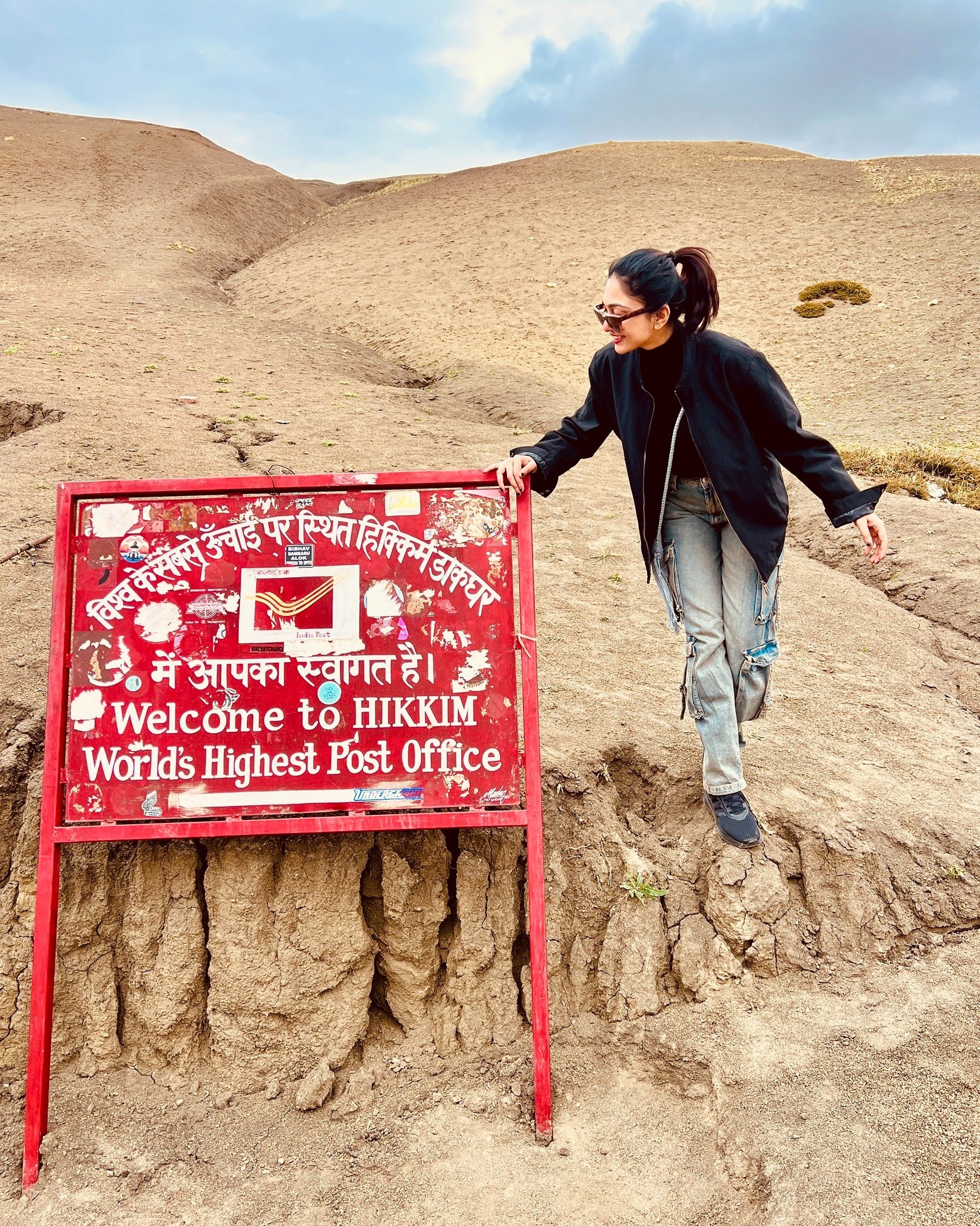 Madfun Adventures: Woman at Hikkim, World's Highest Post Office. Offbeat India.