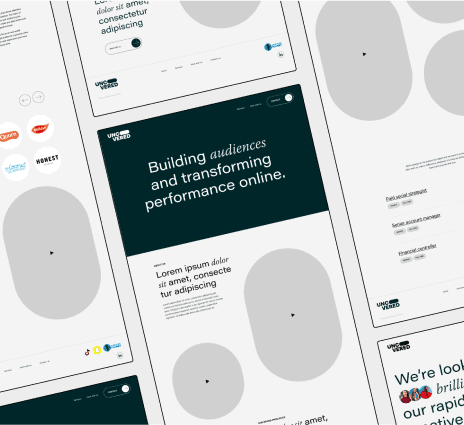 Designhive - design subscription - wireframes