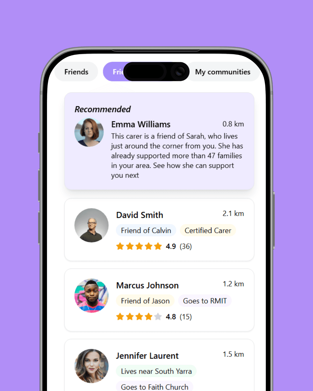 Careneighbour | Discovering Care from Latent Network