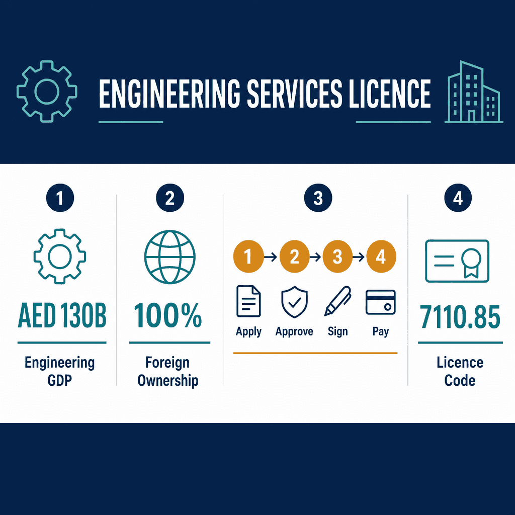 Infographic: Start a Mechanical Engineering Services Business in Dubai