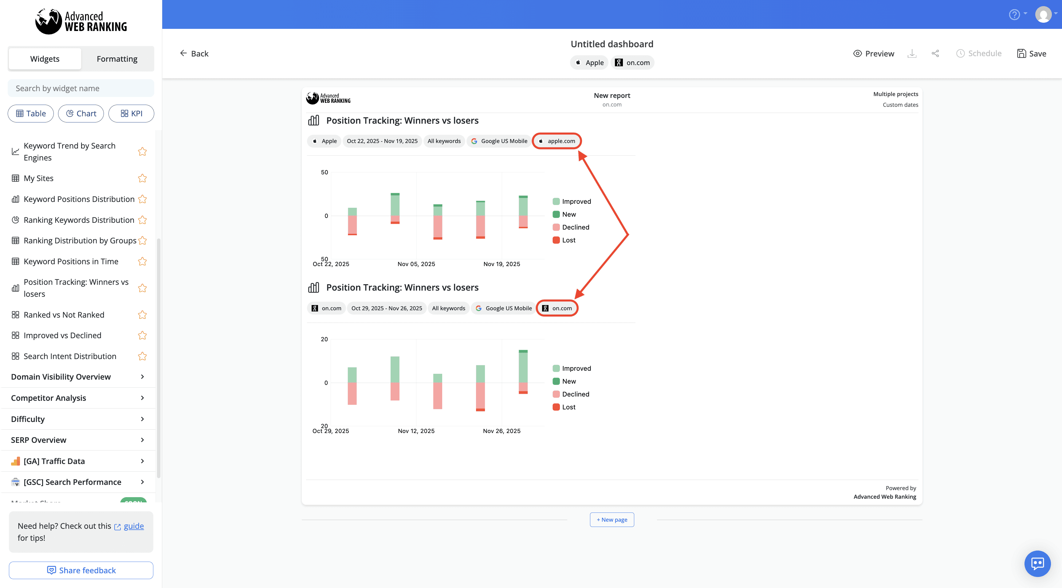 multiple-projects-data-in-one-dashboard
