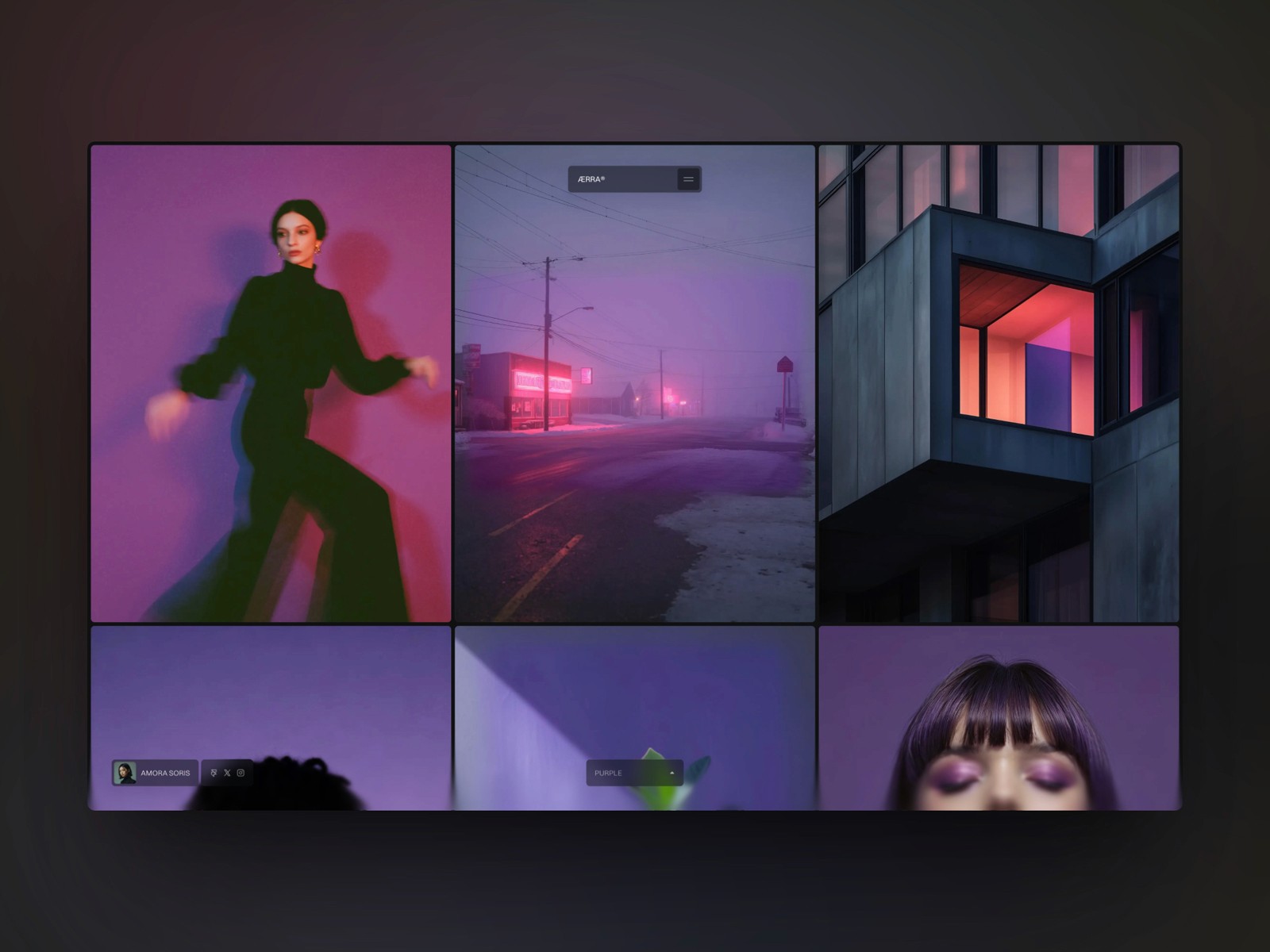 Aerra — 极简现代作品集网站设计灵感