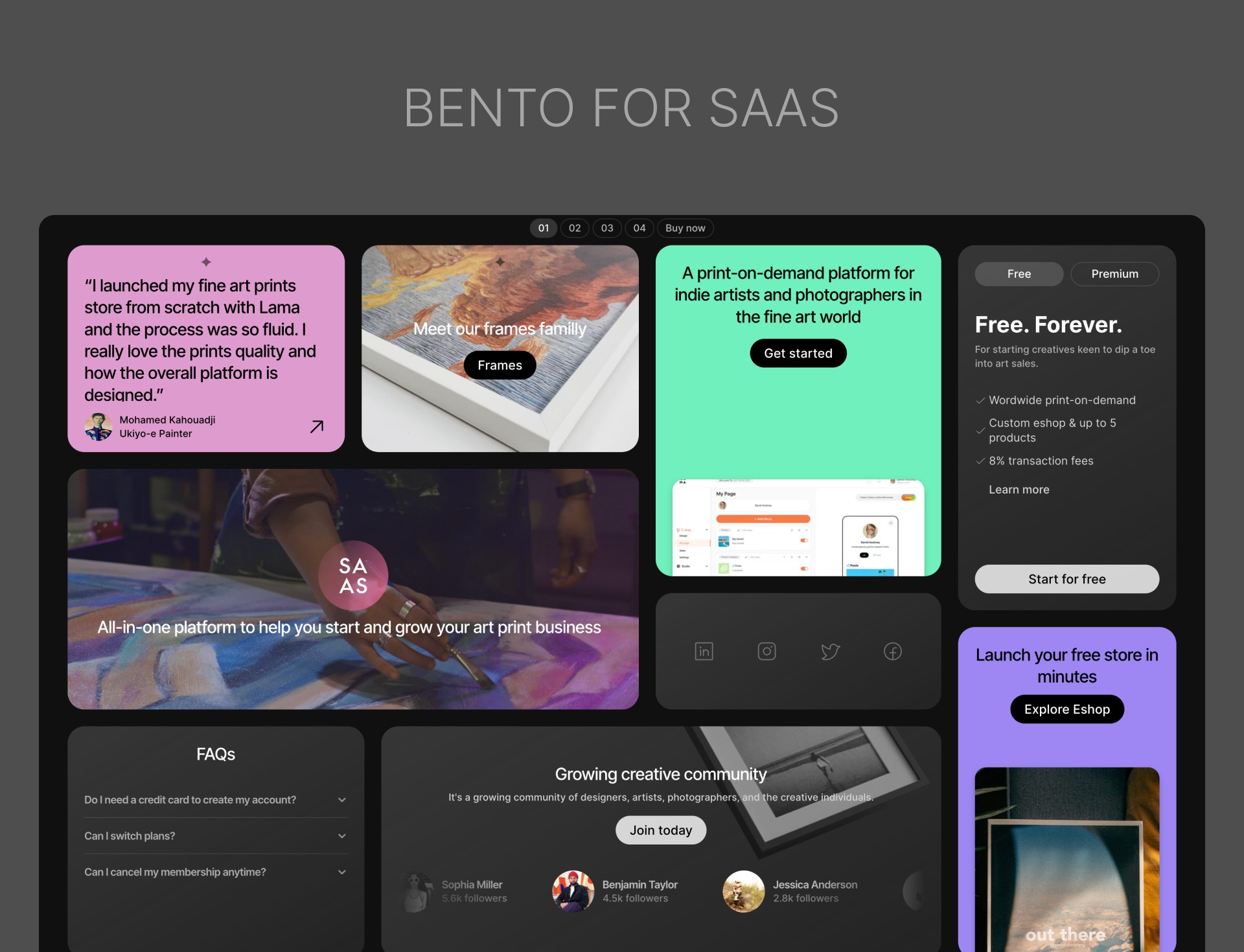 Bento for SaaS