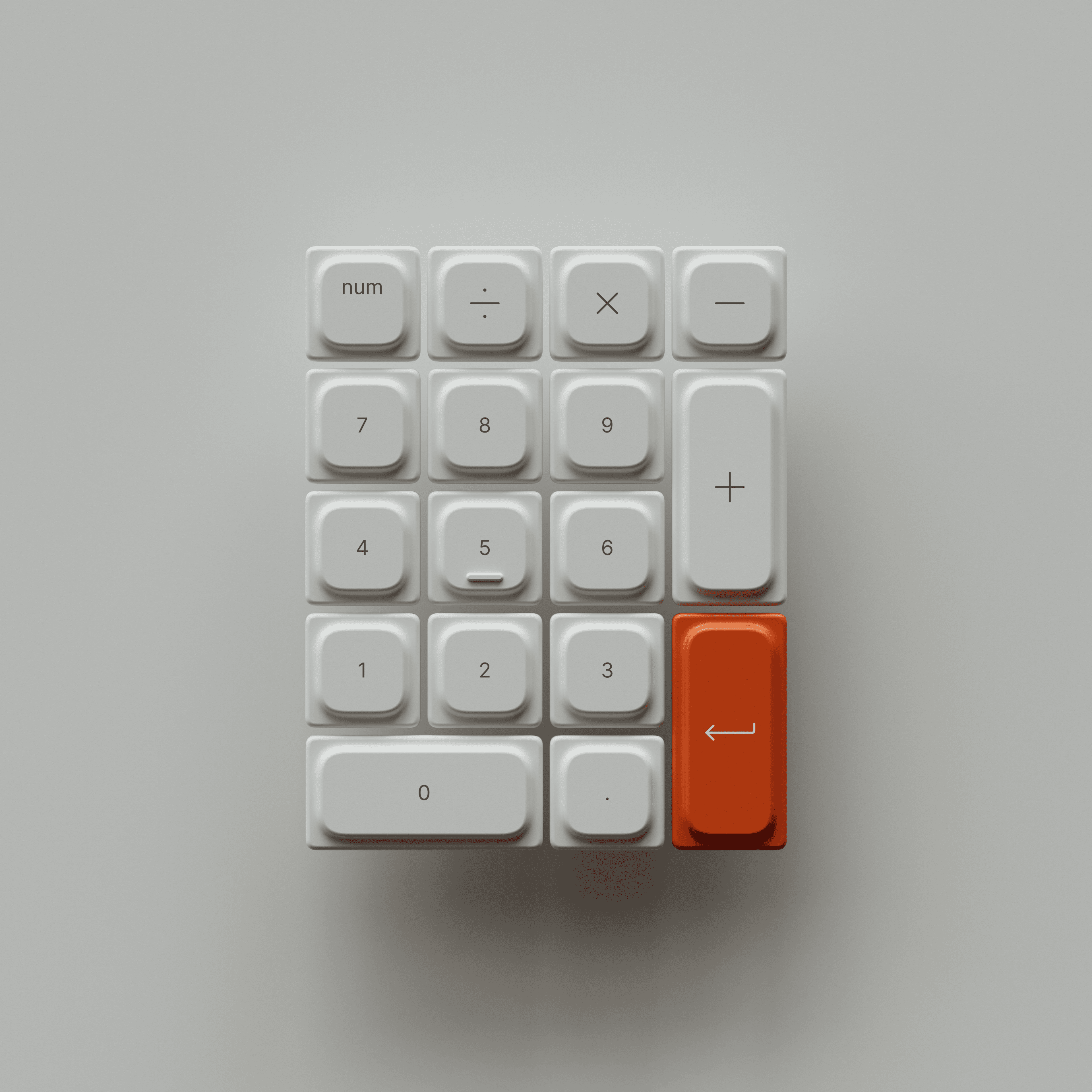 image of a neuomorphic calculator design