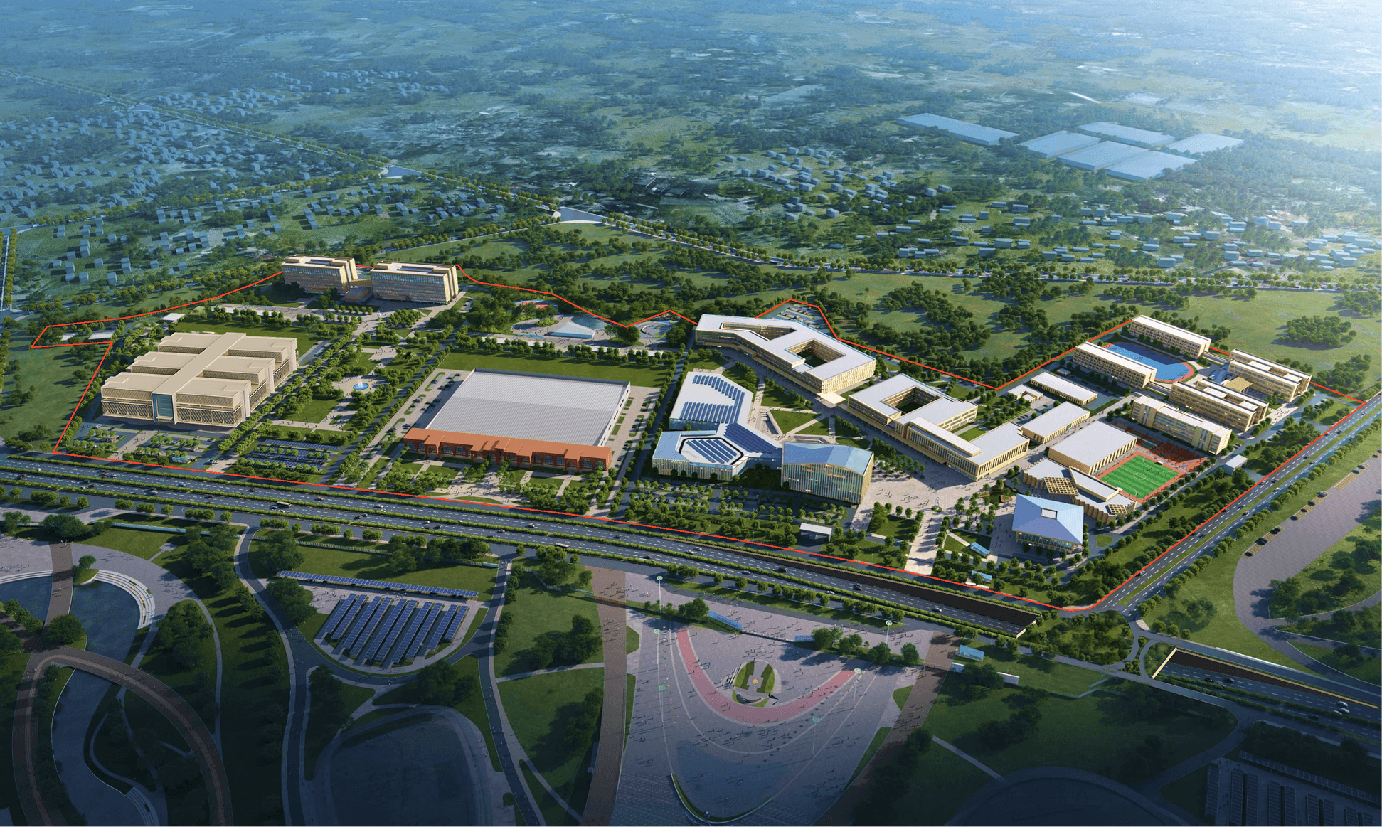 Modern landscaped garden showcasing professional outdoor design.