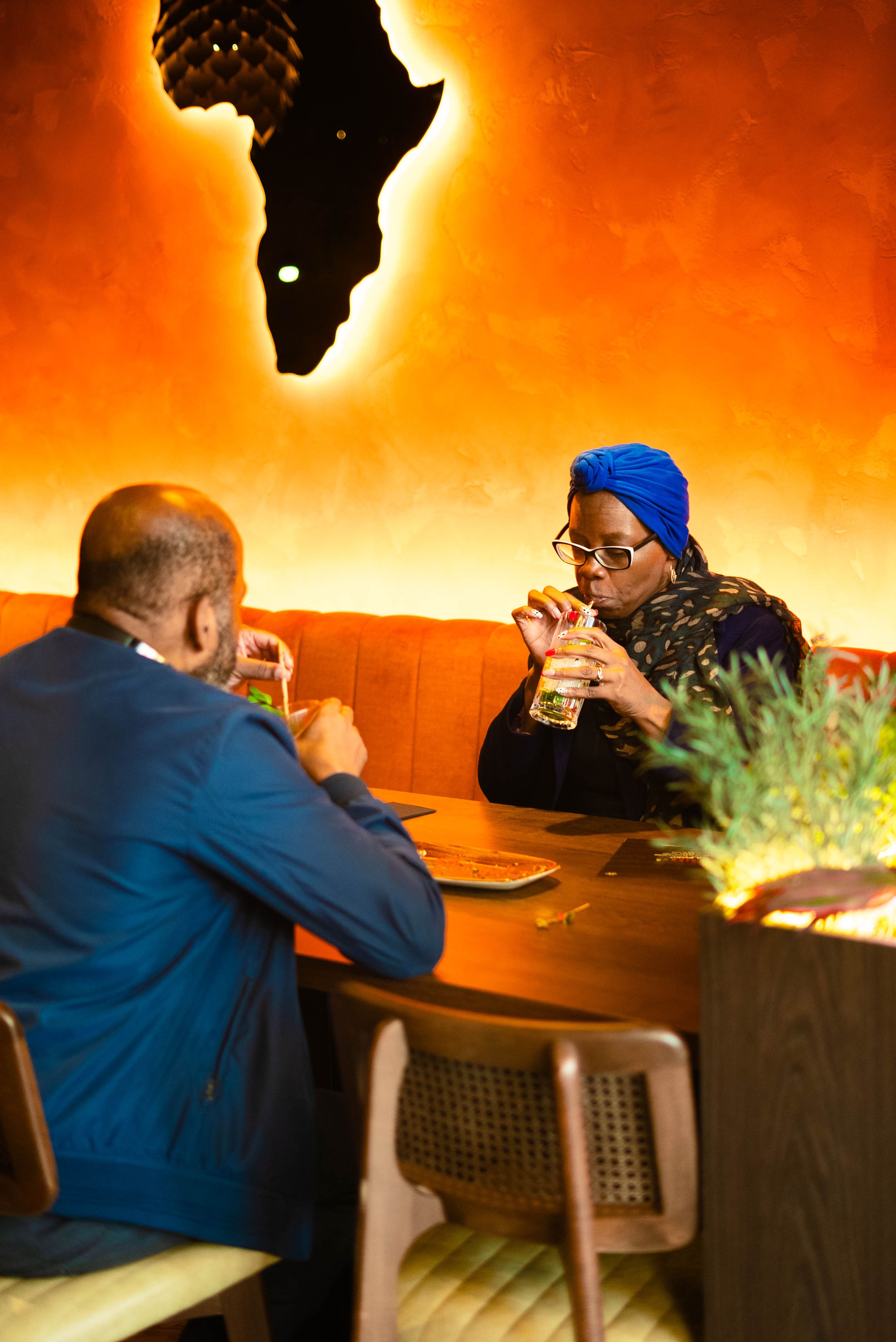Couple Dining In Afrikana Nottingham