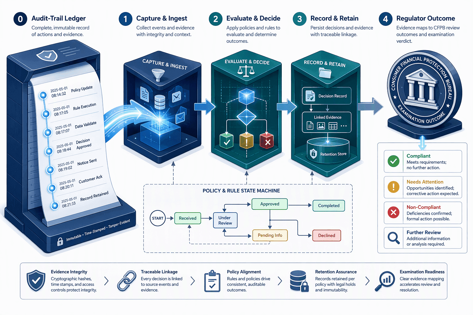 Illustration for 9. Connecting Audit Trails to Regulator Examination Outcomes: A Measurement Framework for US Lenders
