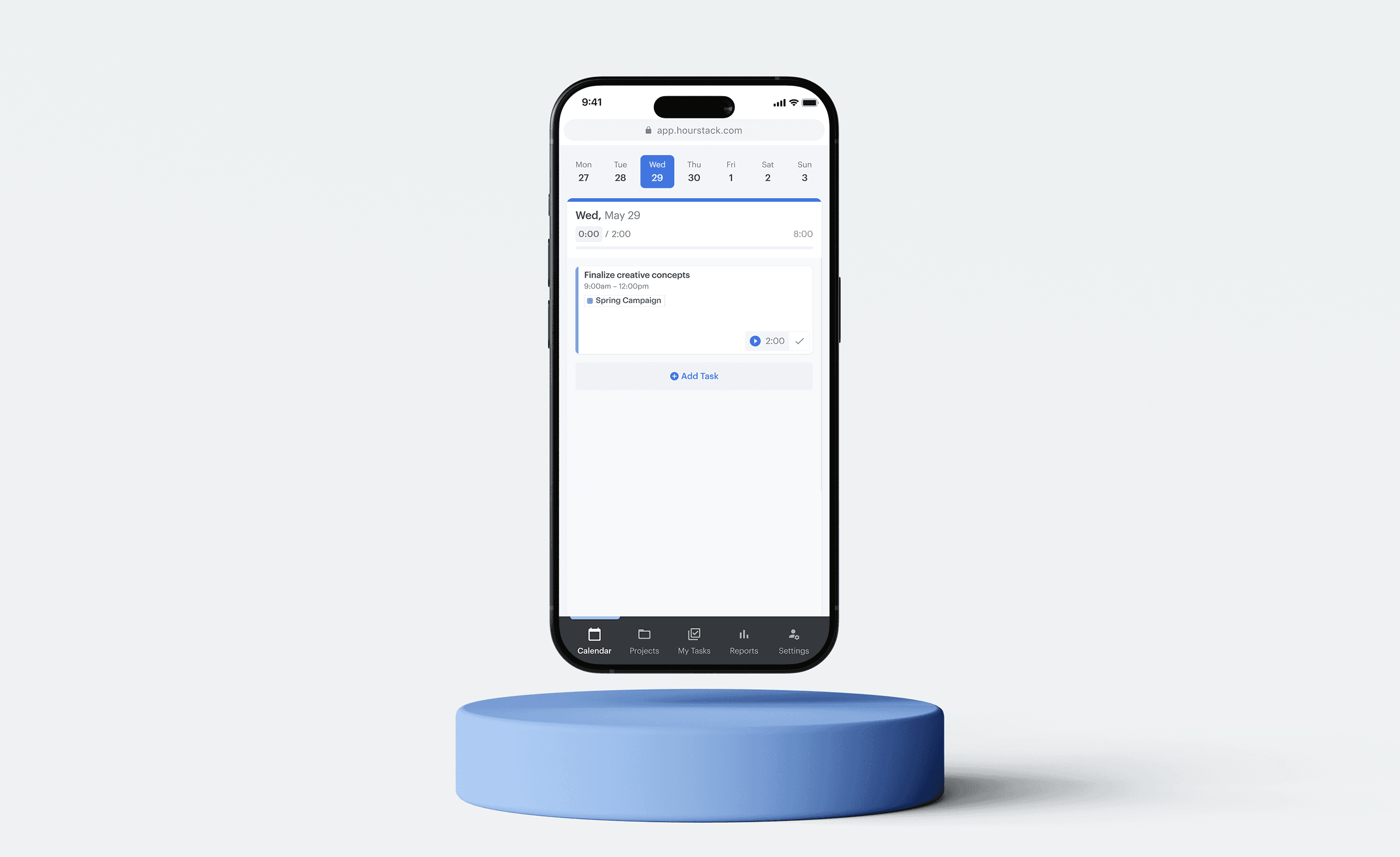 Responsive design allows flexible tracking across devices