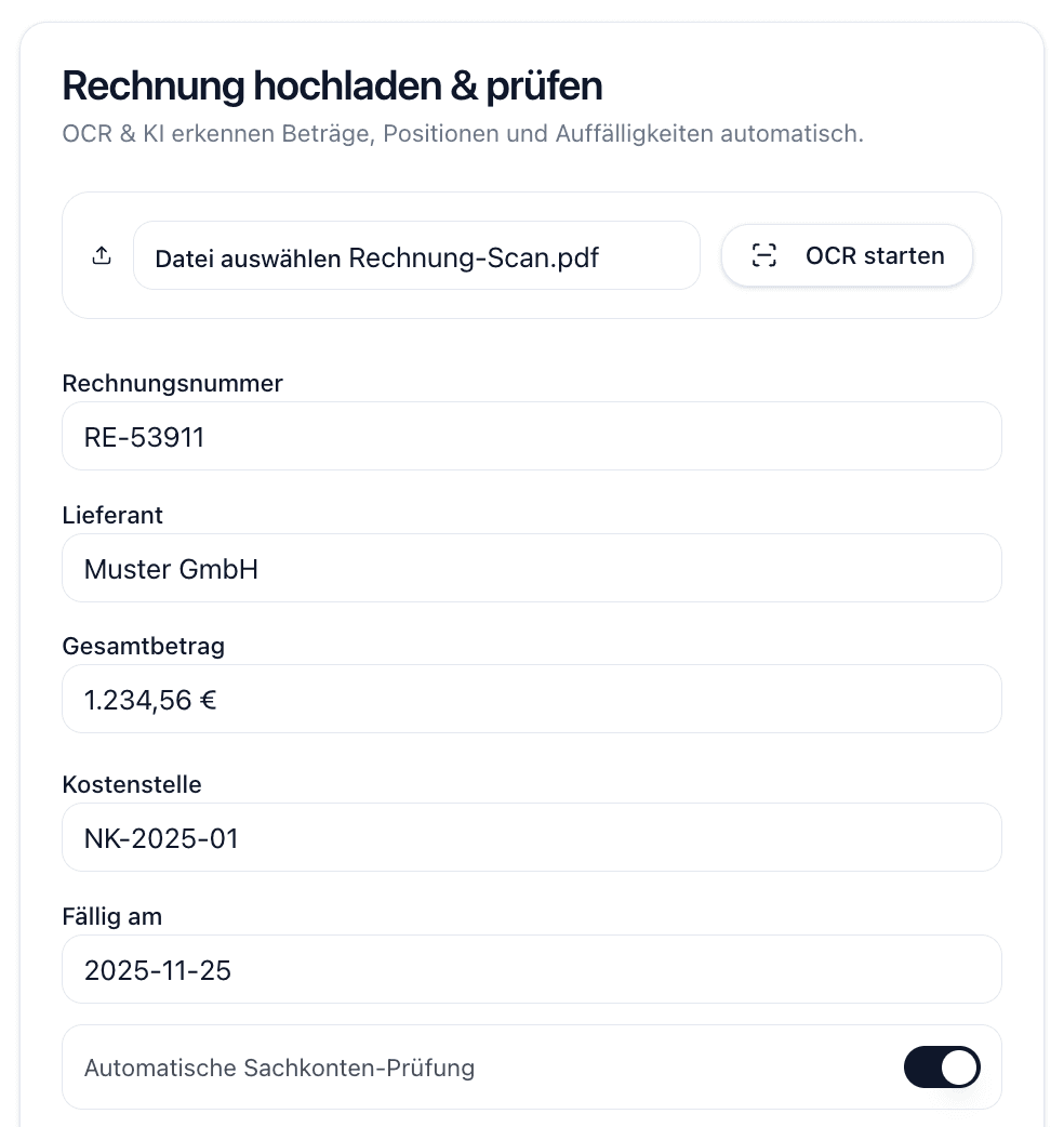 An image of Freelio's budget ui