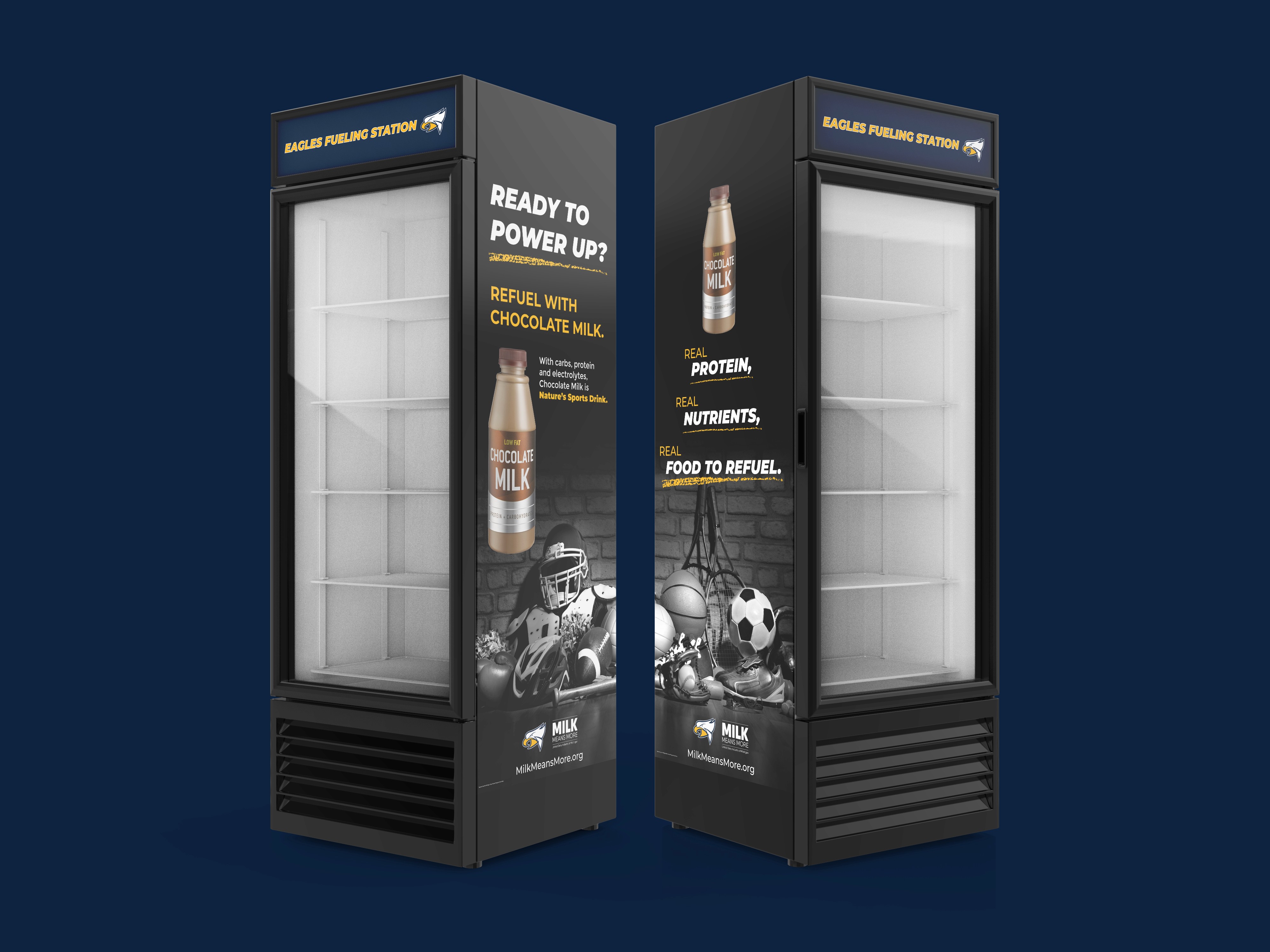 Mockup of drink fridge design