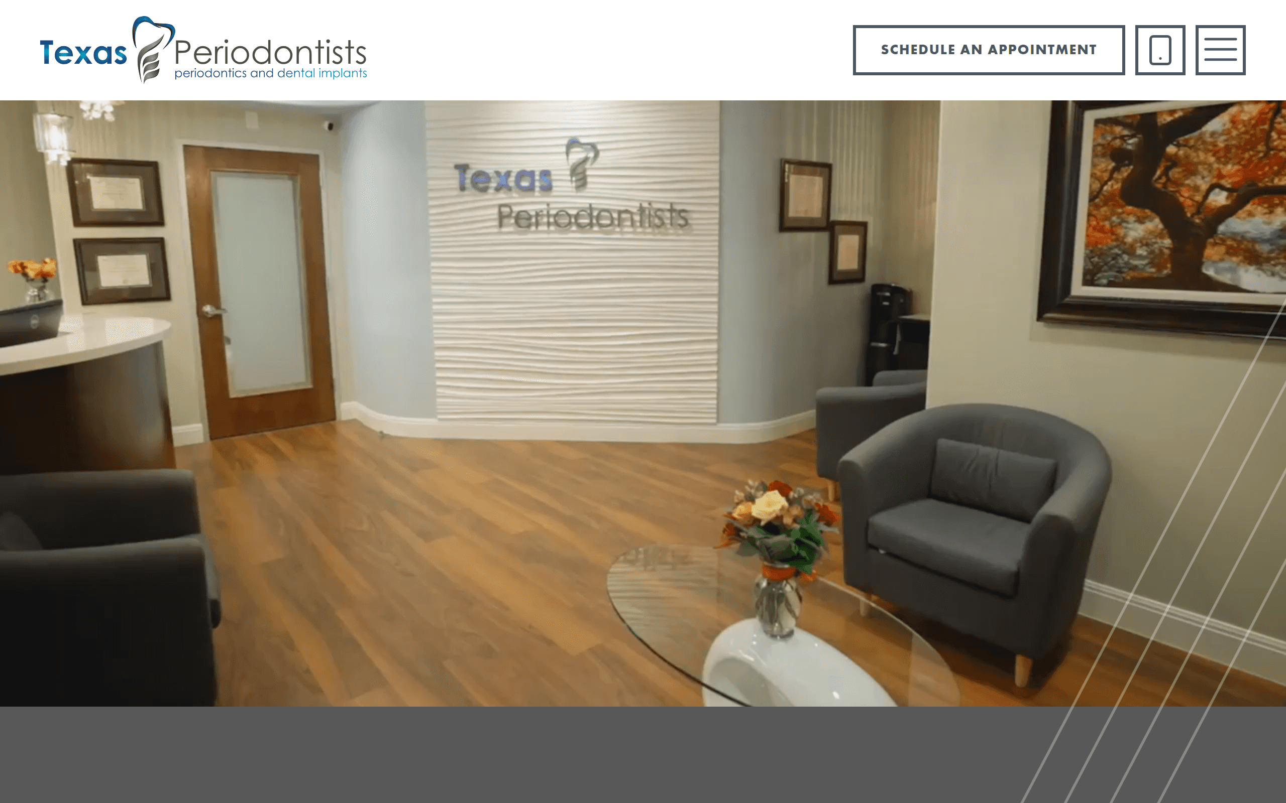 Texas Periodontists Screenshot