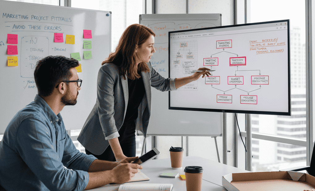 une agence qui travaillent sur les erreurs marketing de projets web 