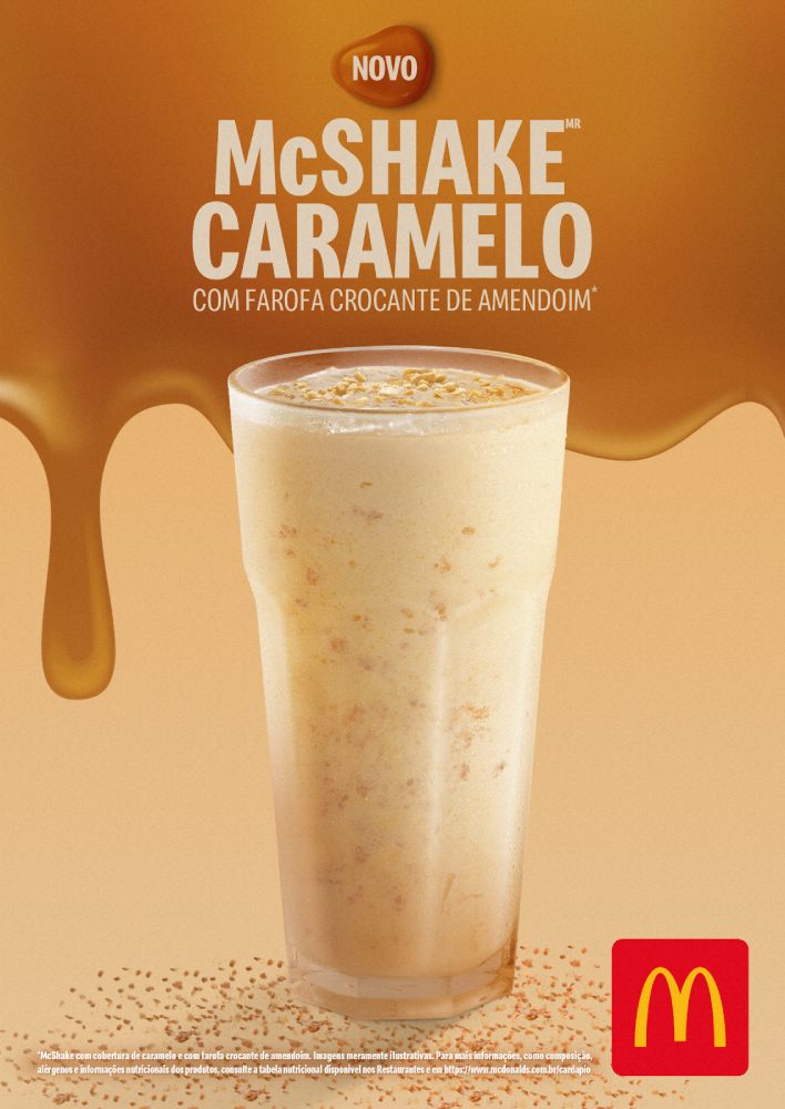 McShake Caramelo com Paçoca