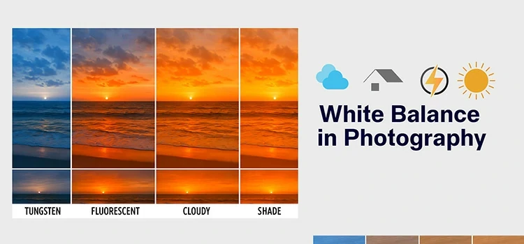 White balance in photography image