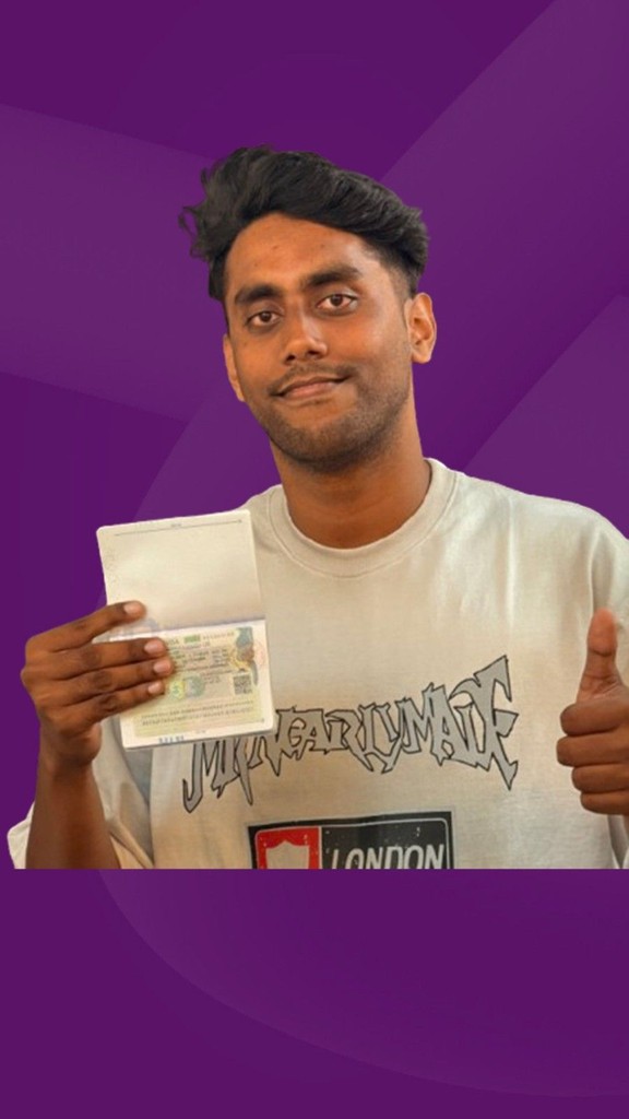 Ahoy Consulting student after receiving Czech study visa approval