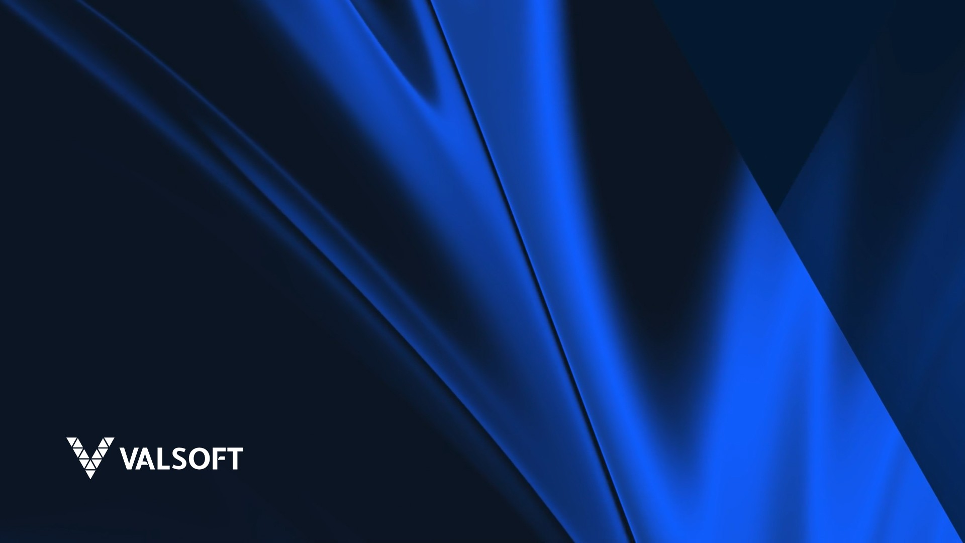 Valsoft logo with Background logomark