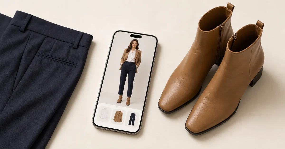 Knee-high leather boots shown with an autumn midi dress