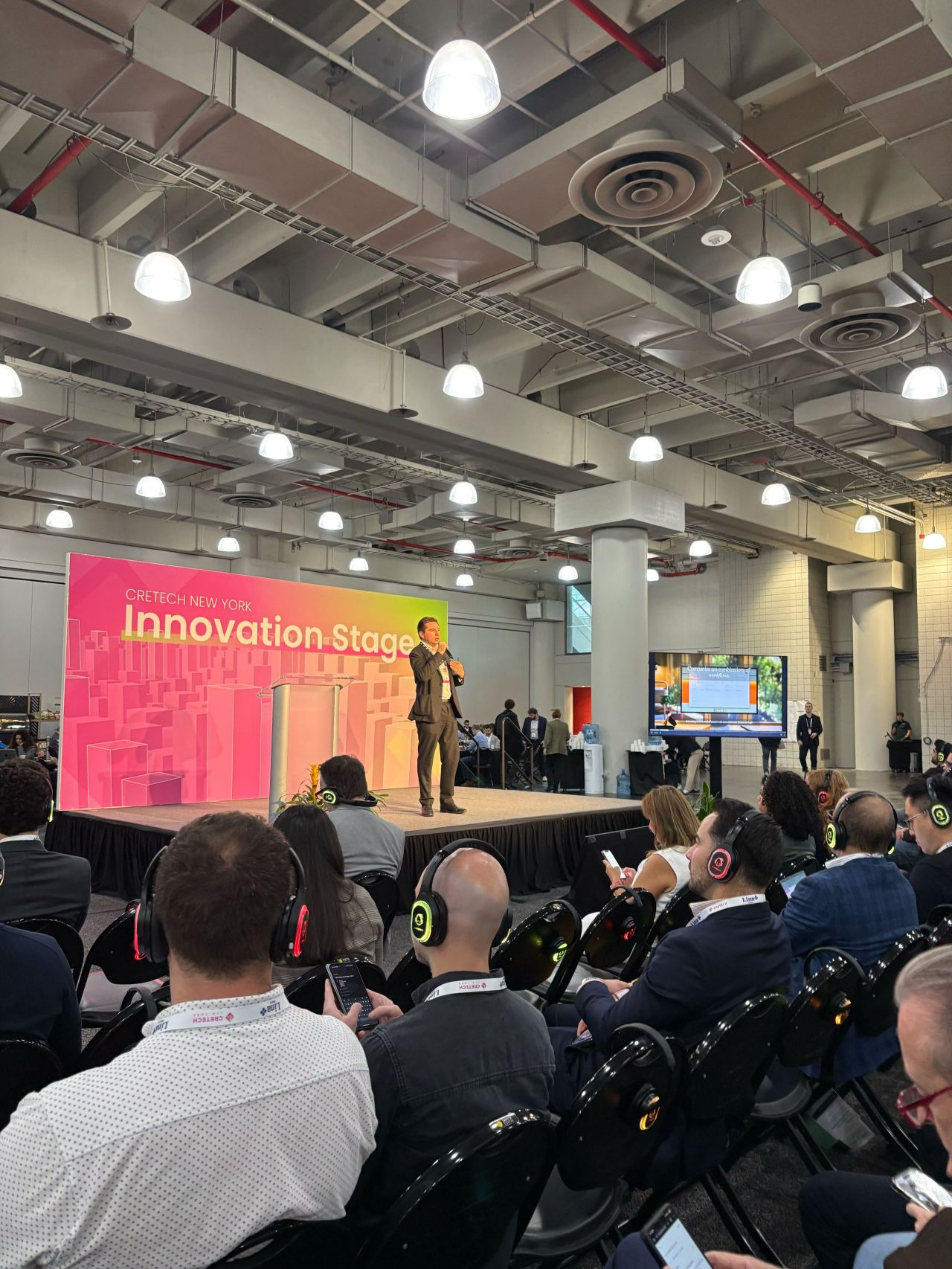 Photo of stands from ECR conference