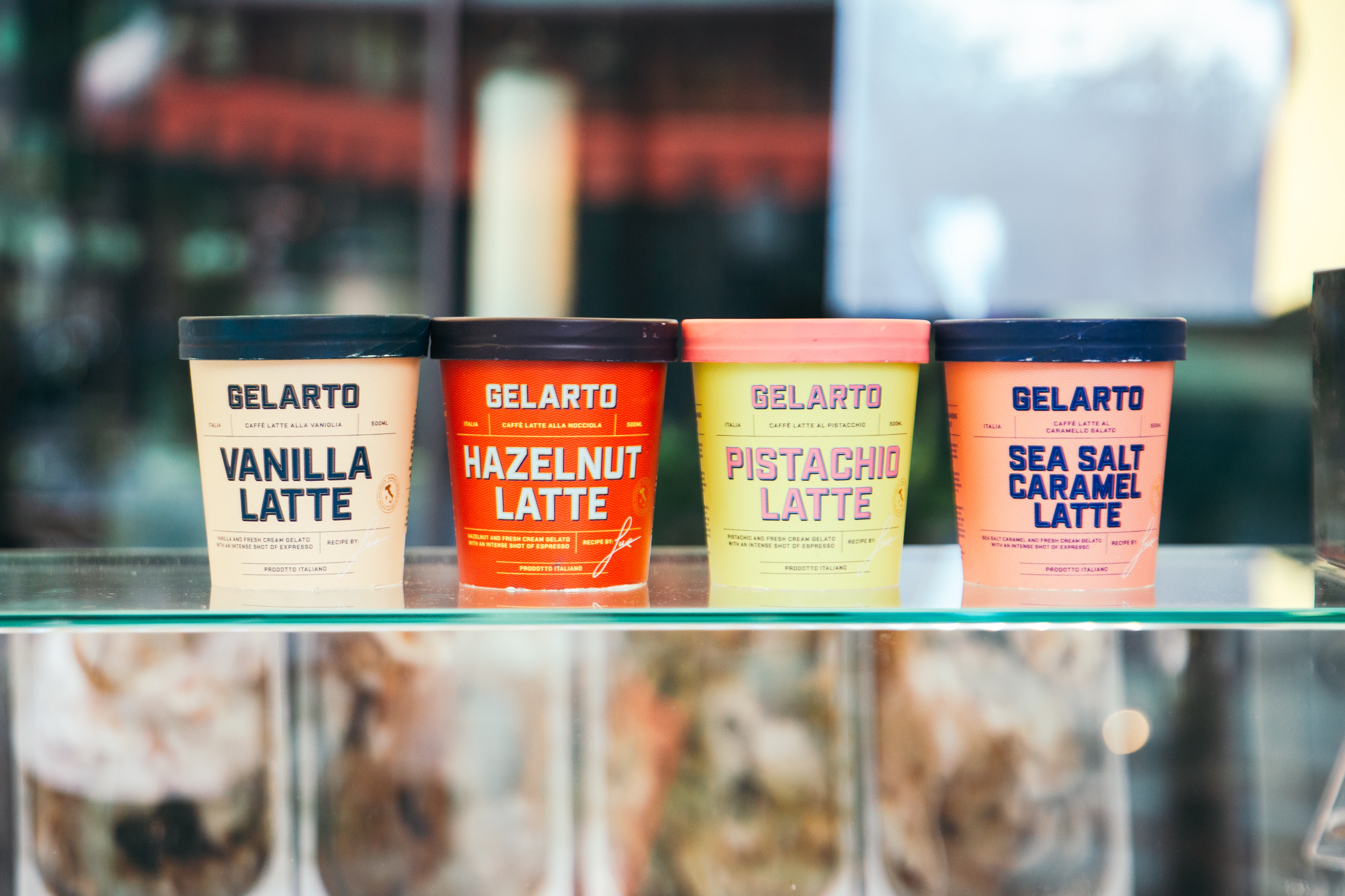 Gelarto Caffè Latte gelato range in UK retail
