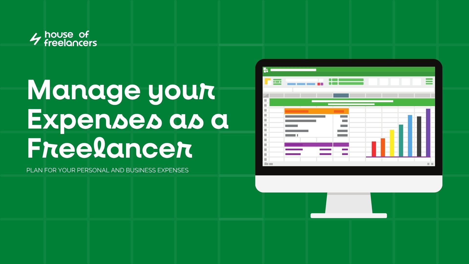 Manage your expenses as a freelancer - Gogle Sheets template
