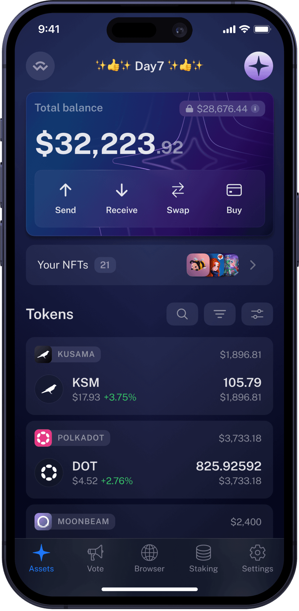 Kusama KSM Wallet Crypto