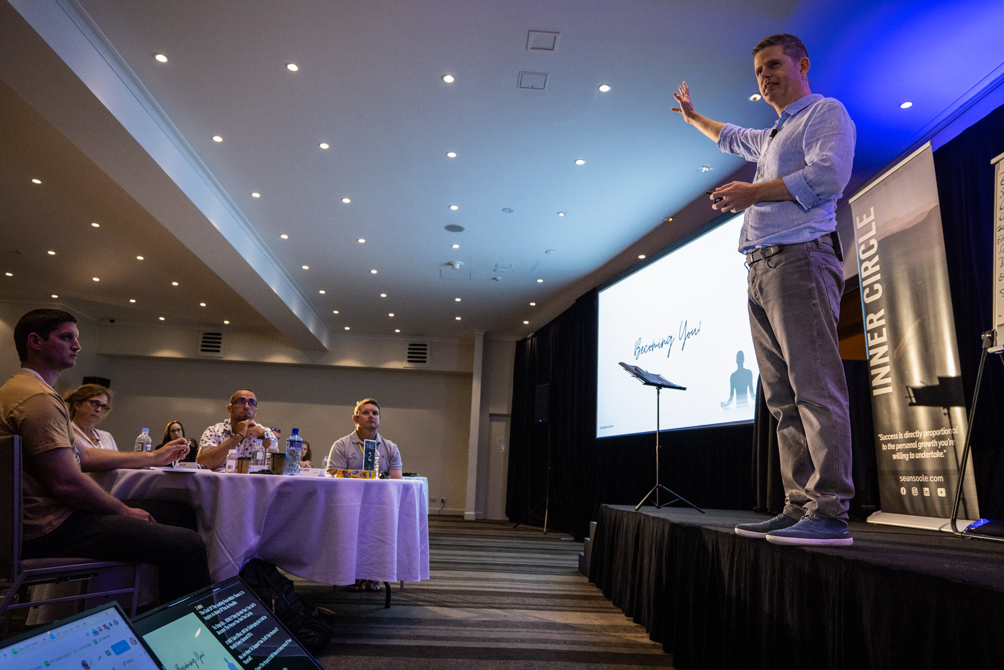 Business Presentation with Interactive Video Call