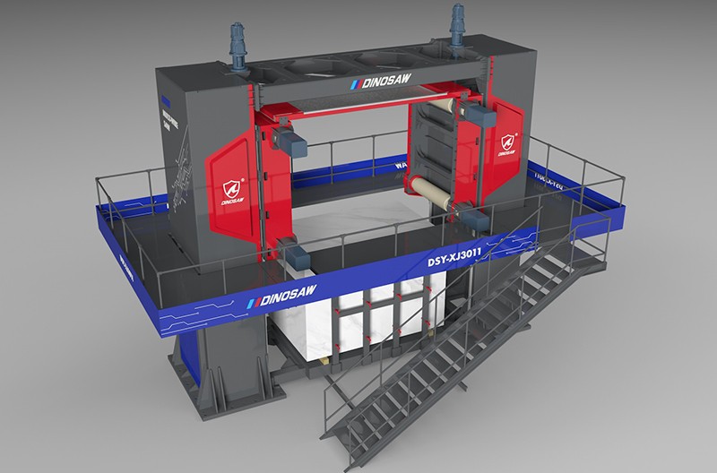 DINOSAW Intelligent Multi-Wire Saw Machine DSY-XJ3011 Operation State Display