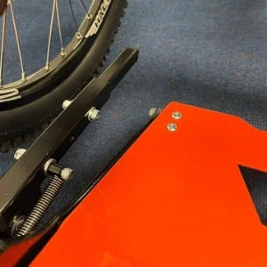 Wheel jacks which help when removing wheels