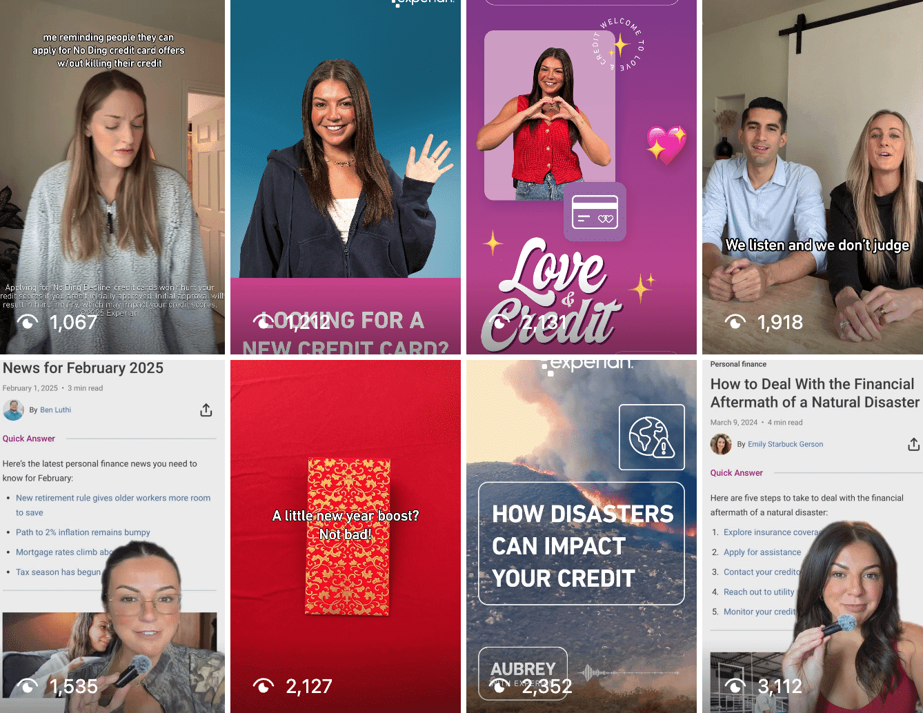 Marketing Spotlight Experian social media content