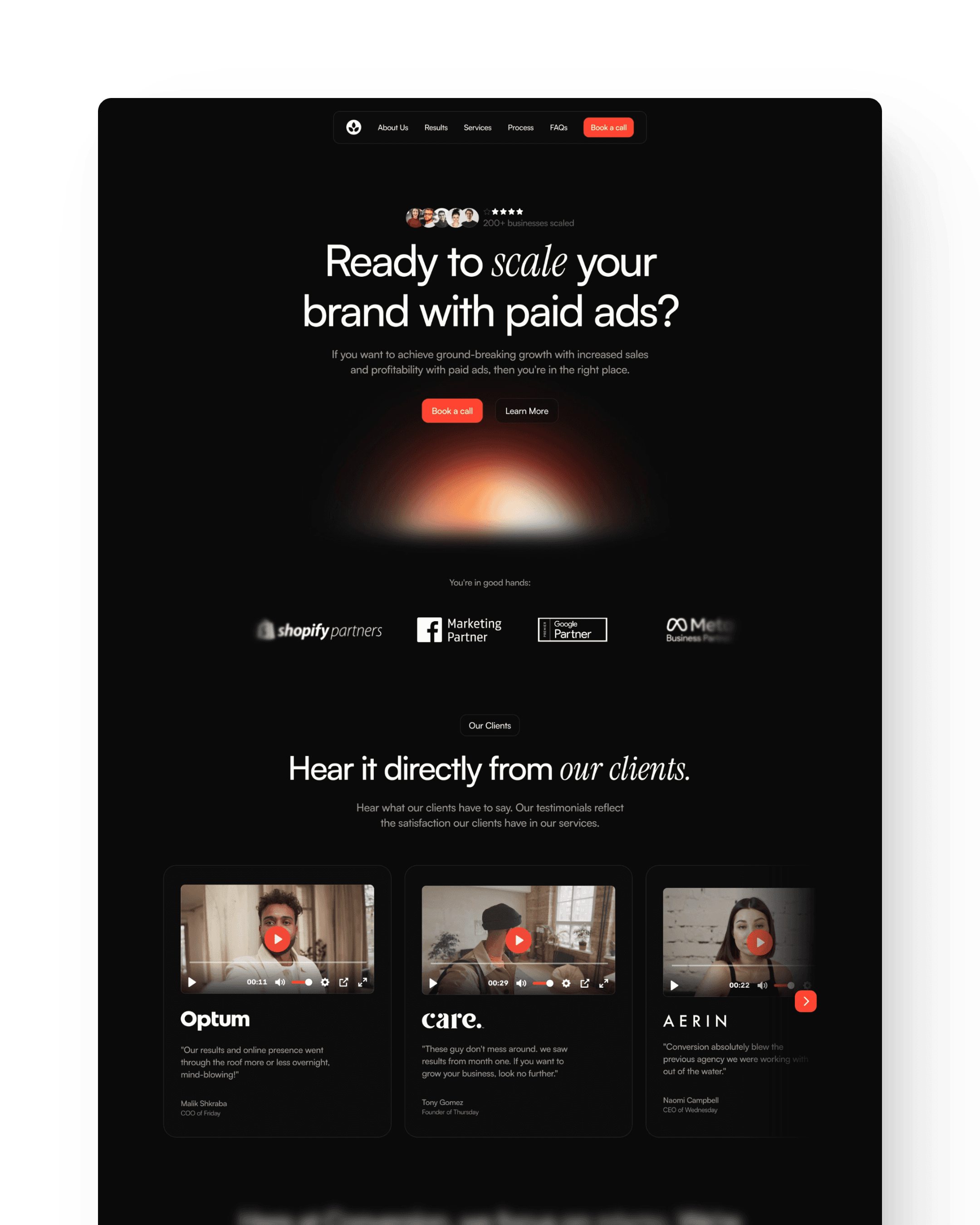 A dark-themed webpage featuring a fiery background and promotional content for a game or event.