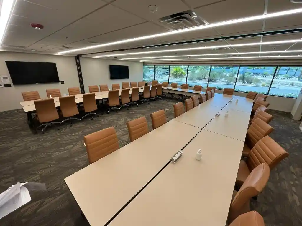 Commercial office furniture installation