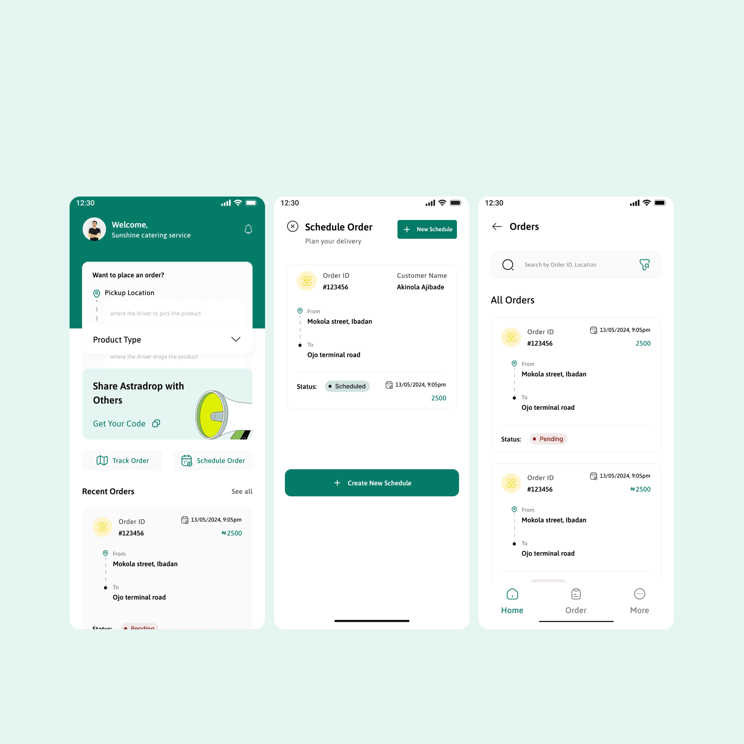 📱 Customer Experience (Mobile App), screen 2