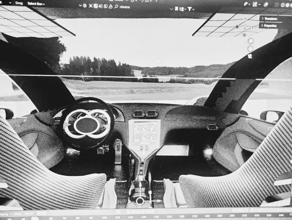 Interior supercar modern boutin belharra
