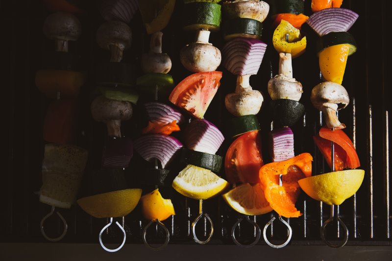 Grigliare verdure con la funzione grill