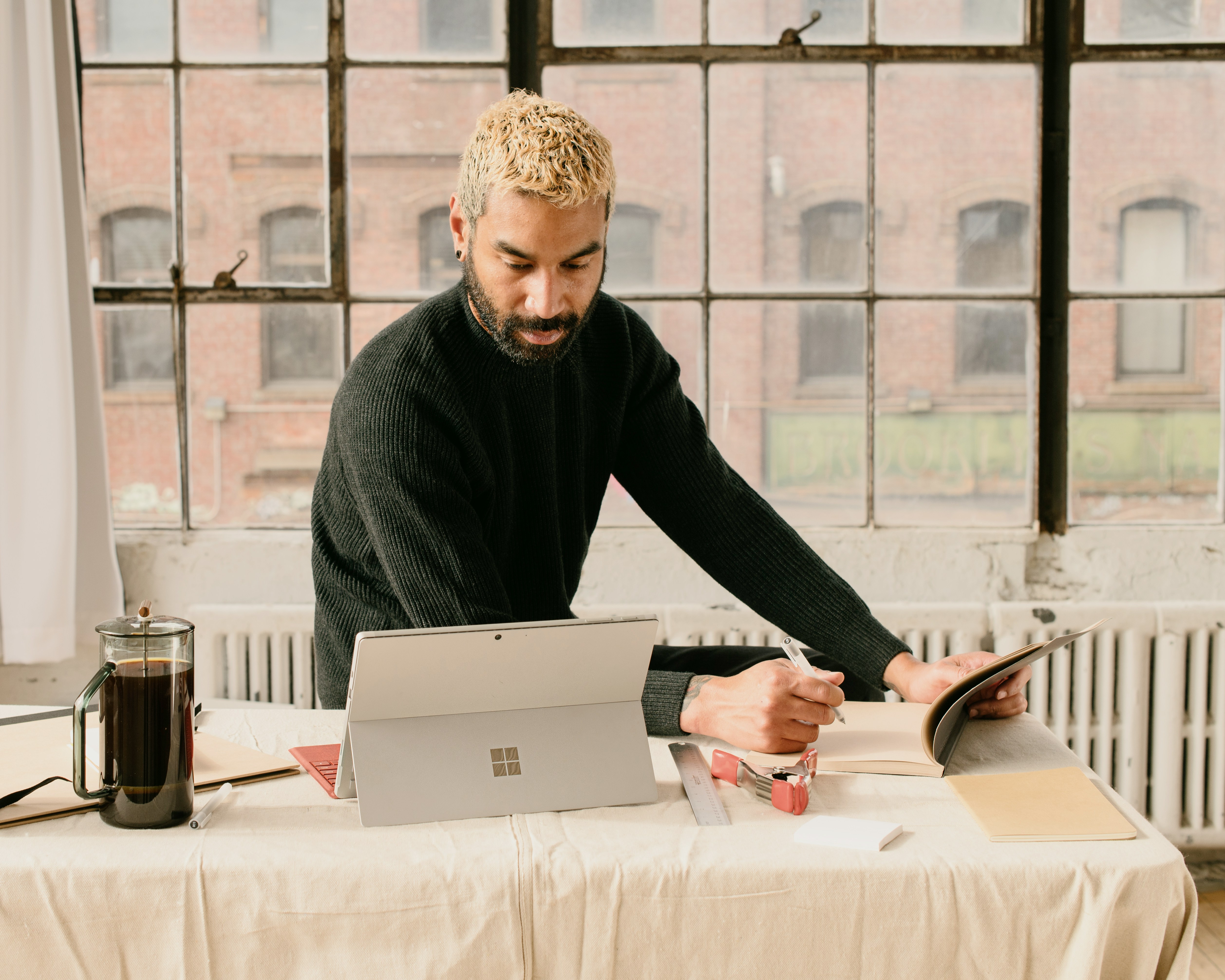 Person Researching on their Laptop