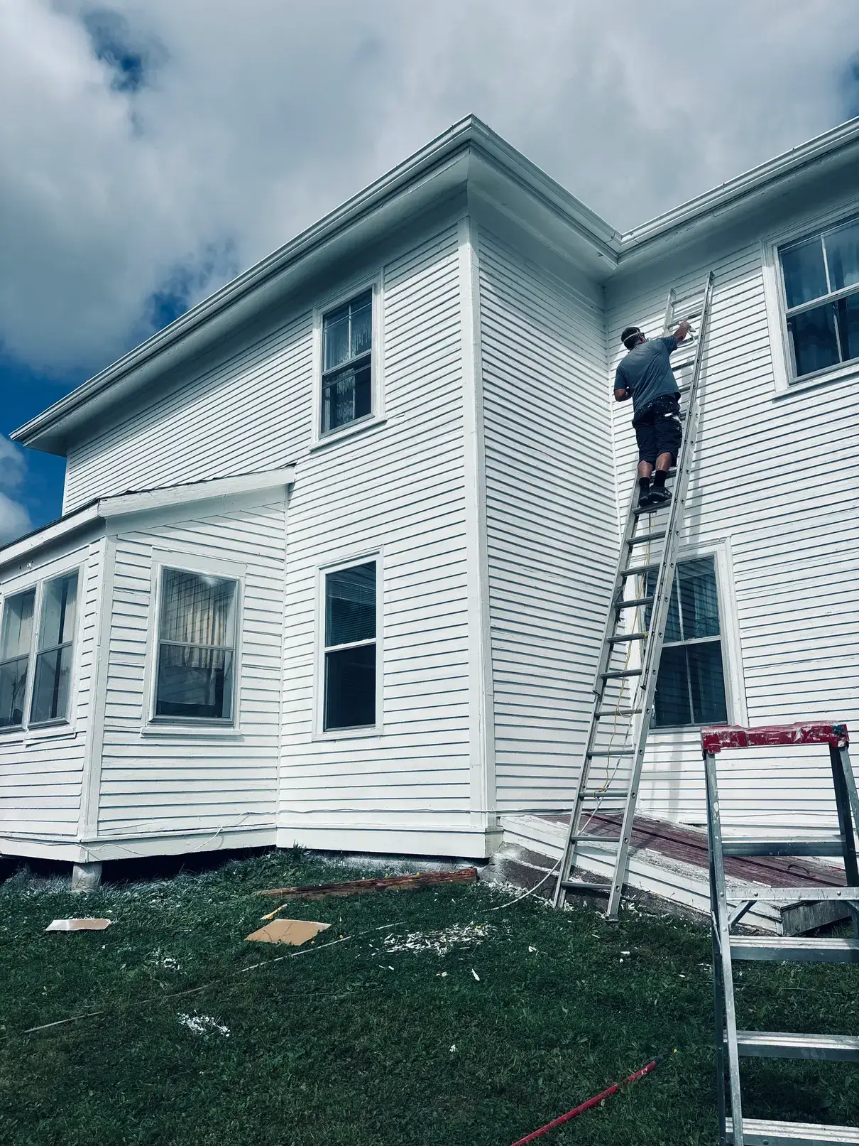 House siding after