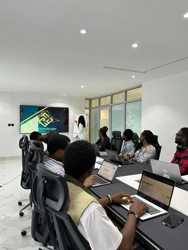 Fasyl Group Team Meeting in conference room