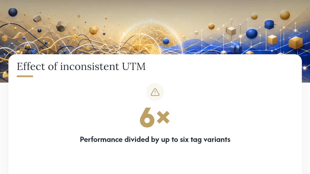 Why Does Inconsistent UTM Tagging Break Your Reports? — overview diagram