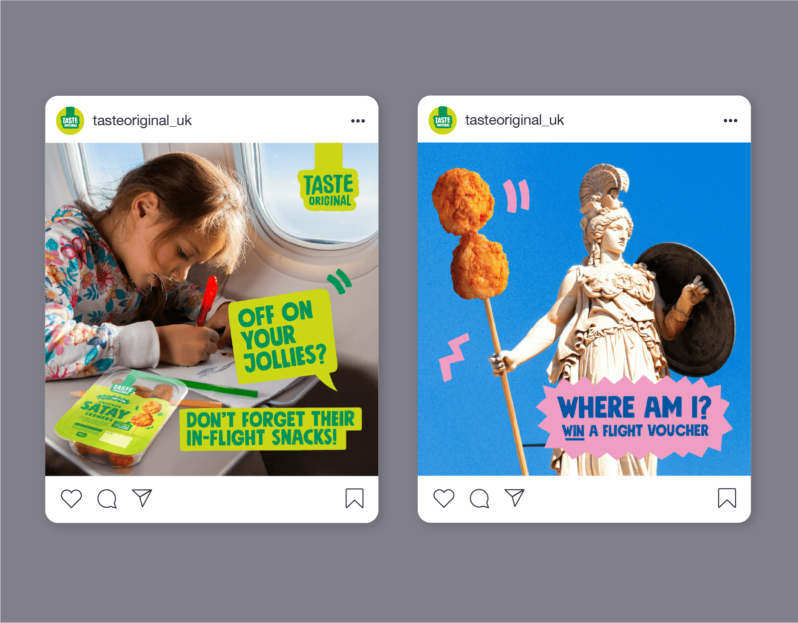 Taste Original Social Media Post Designs