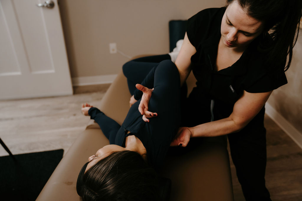 Image of back massage therapy
