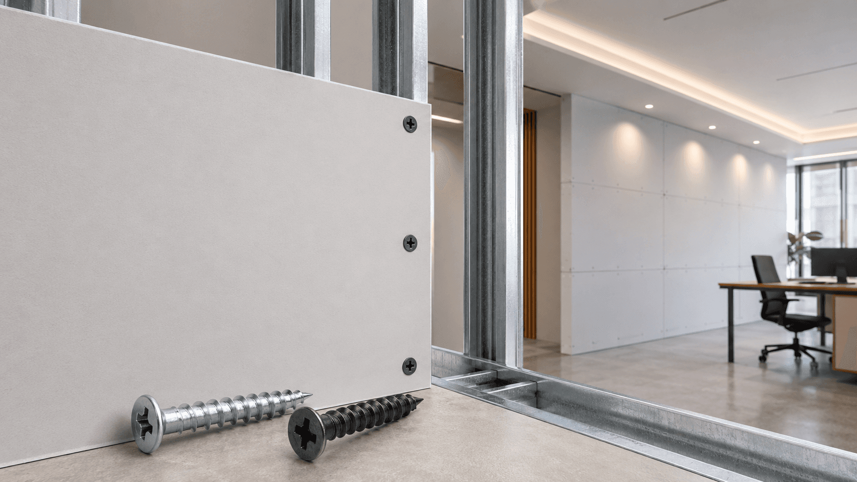 gypsum board fixing