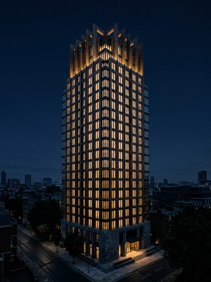 The tower from Narrow Street