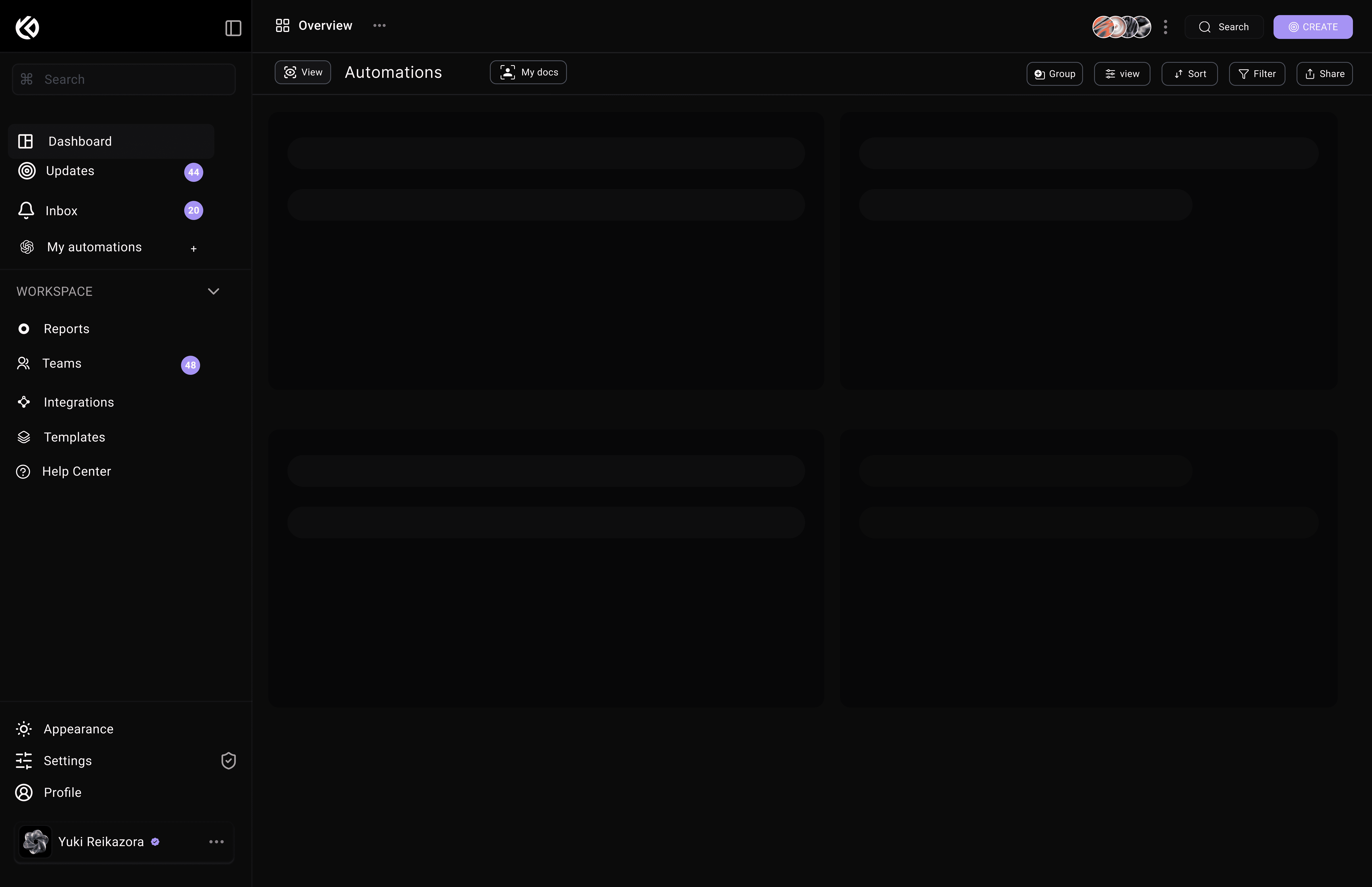 KAYO Dashboard