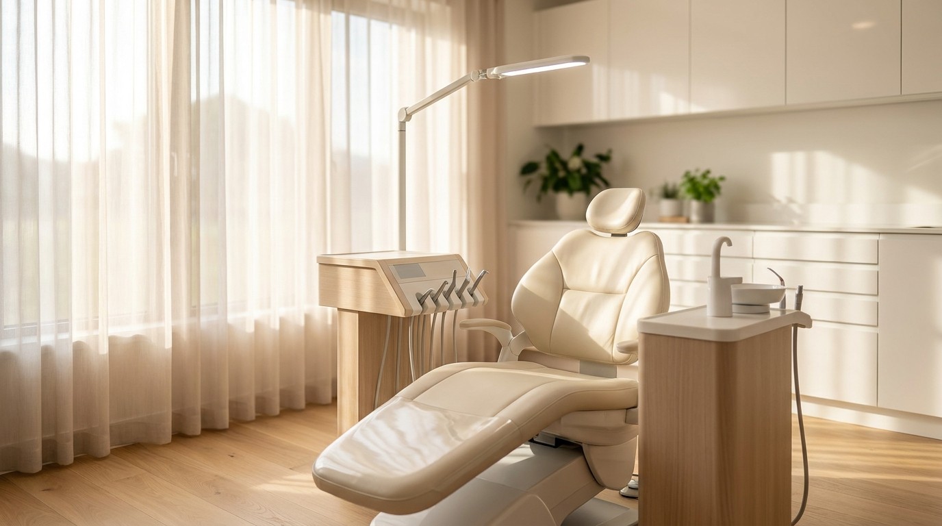 A calm, comfortable dental treatment room at a Smyrna dentist
