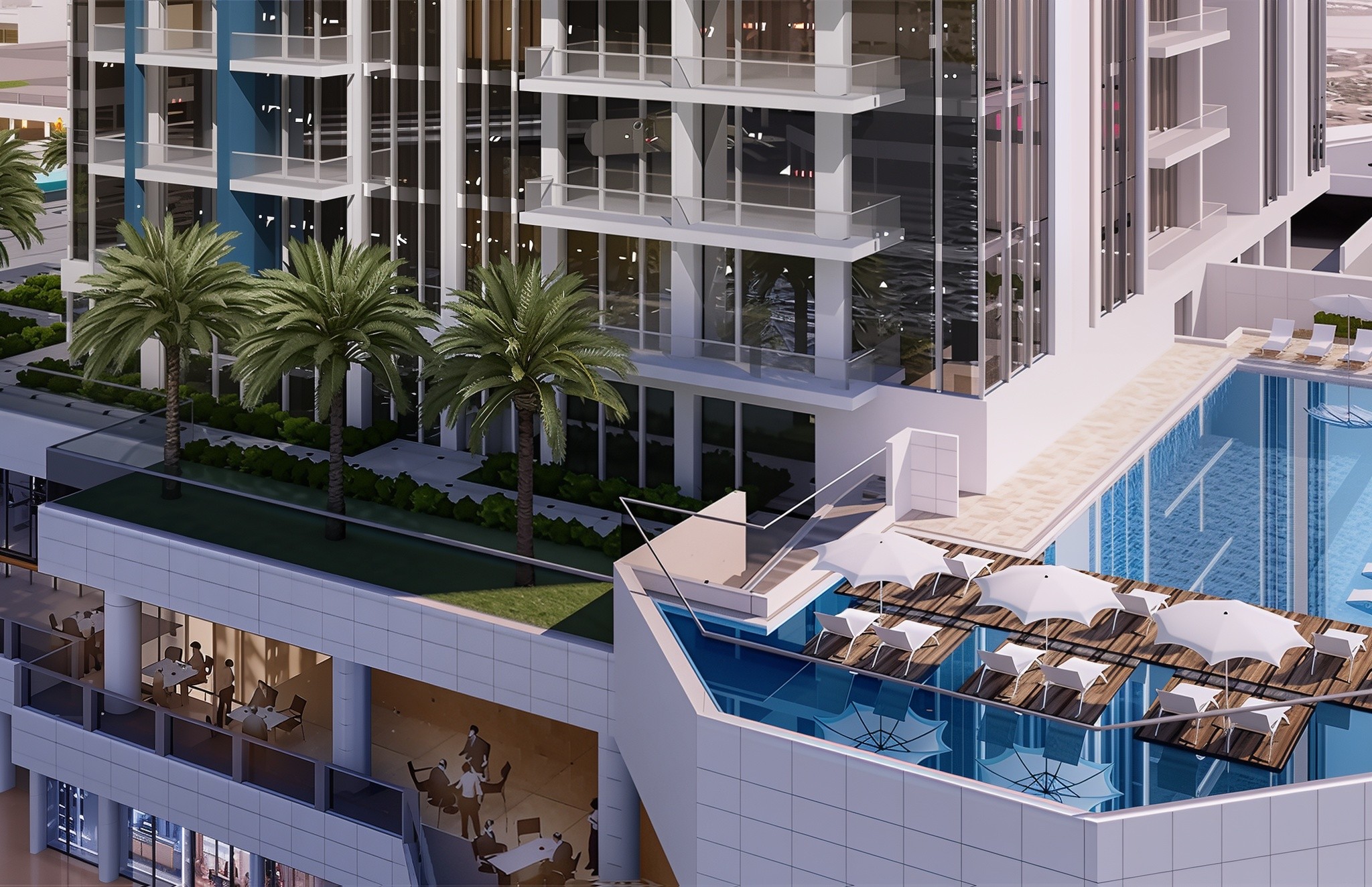 New luxury apartments at the Dubai marina, featuring the MBL Signature design and stunning waterfront views.