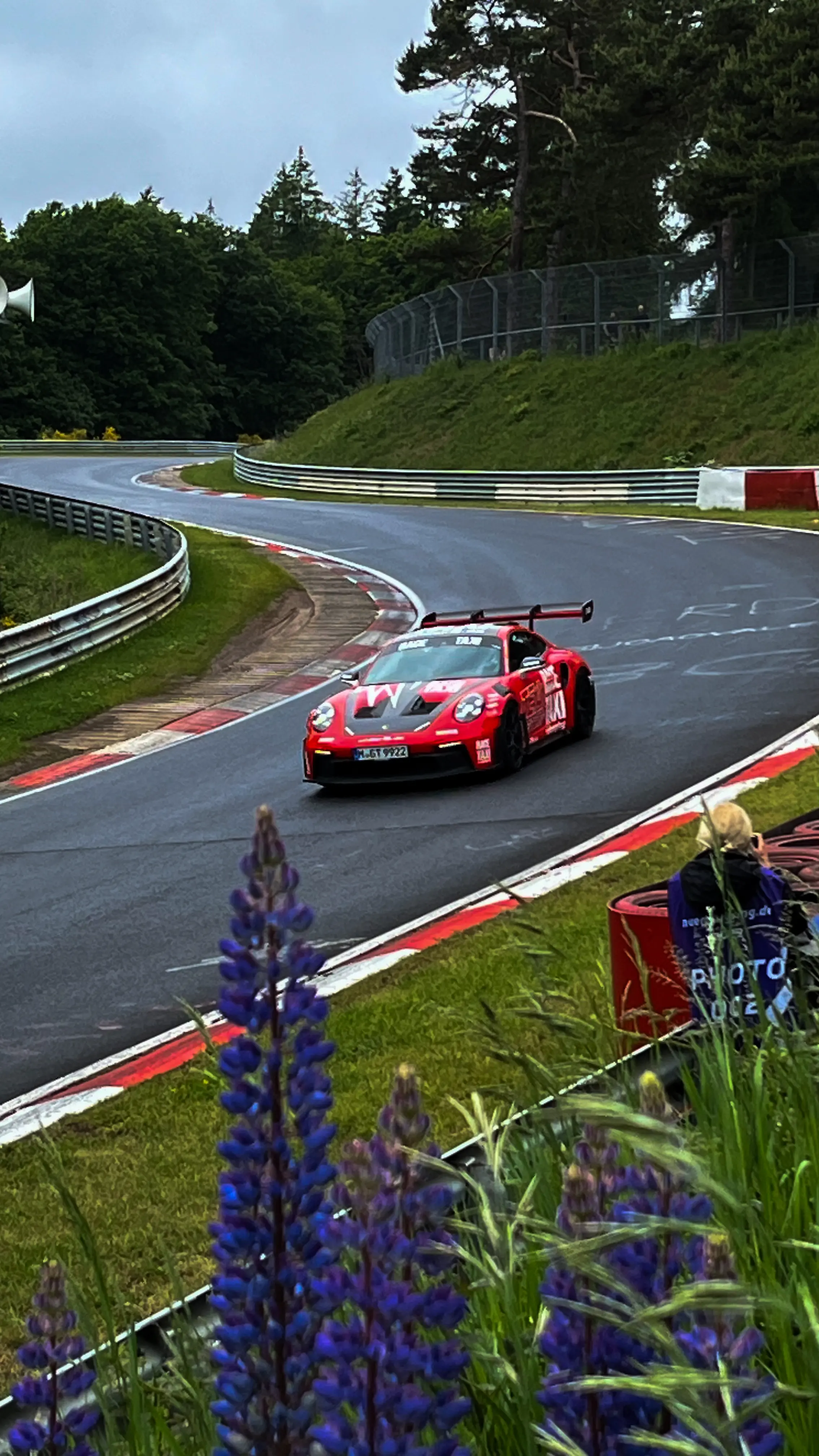 Porsche GT3RS on the Nurnburgring