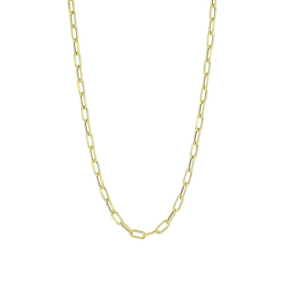 Assos Pırlanta 14 Ayar Altın Erkek Zincir Kolye 45 cm