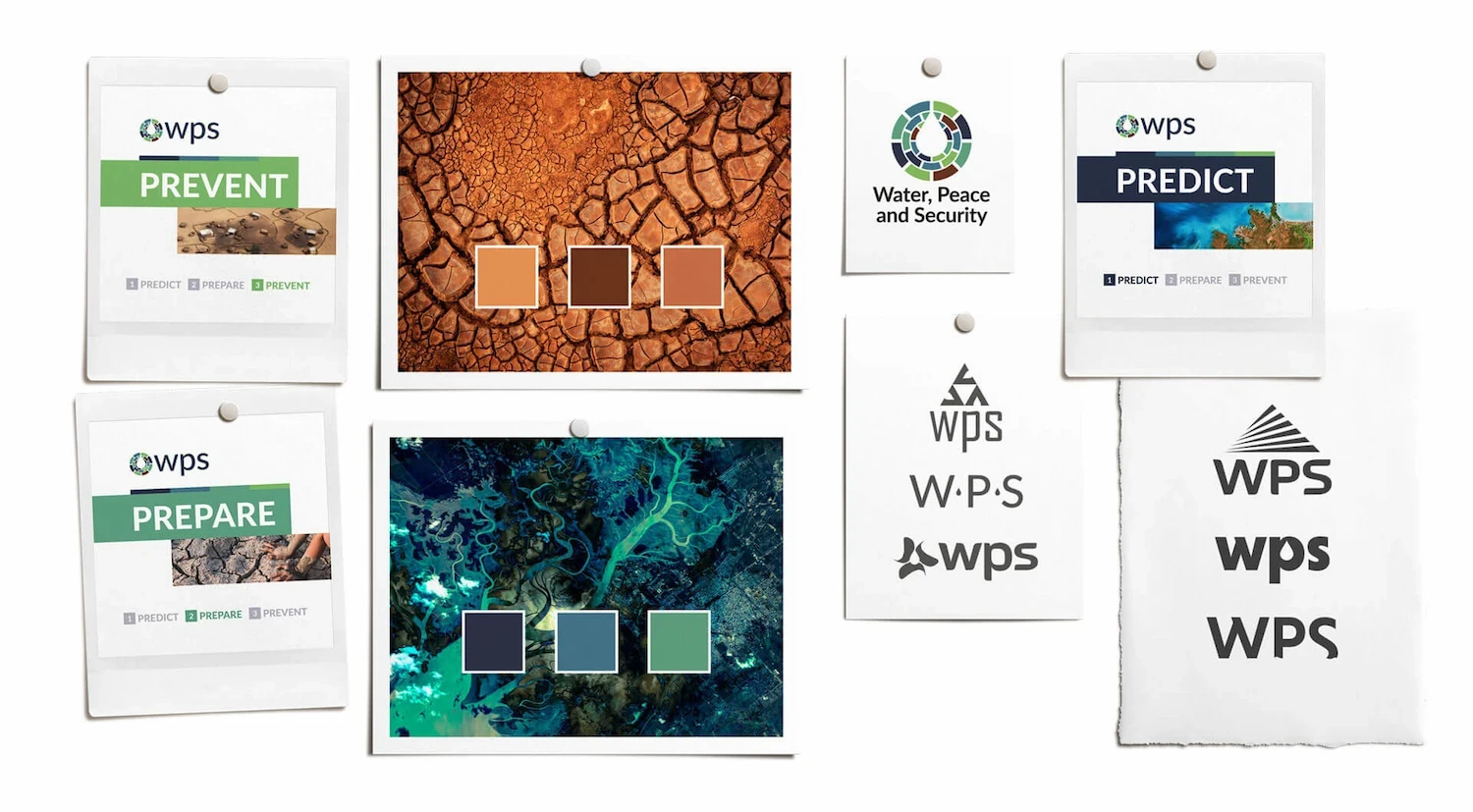 Water Peace Security moodboard